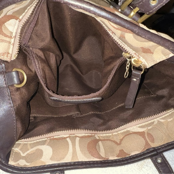 Authentic 2007 Coach Gold Brown Leather Suede
Patchwork Handbag G0771-F11408 - Picture 12 of 15